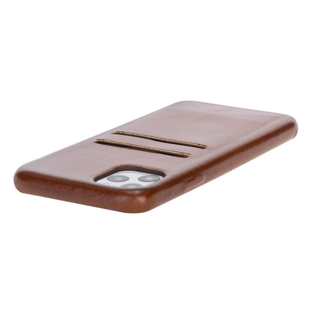 Apple iPhone 11 Series Ultra Cover Card Holder / UC iPhone 11 Pro Max 6.5" / Tan