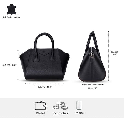 Lorenza Leather Shoulder Bag – Medium