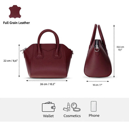 Lorenza Medium Leather Shoulder Bag