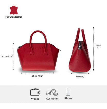 Lorenza Small Leather Shoulder Bag
