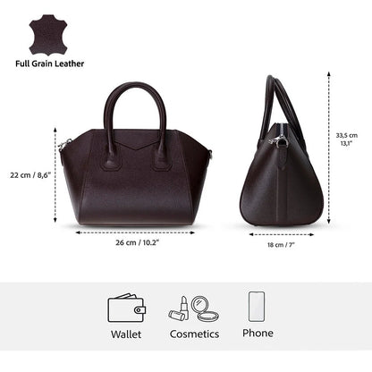 Lorenza Medium Leather Shoulder Bag