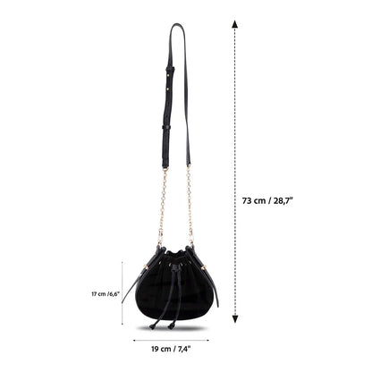Valentina Suede Leather Shoulder Bag