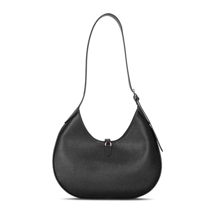 Rosa Crescent Leather Shoulder Bag