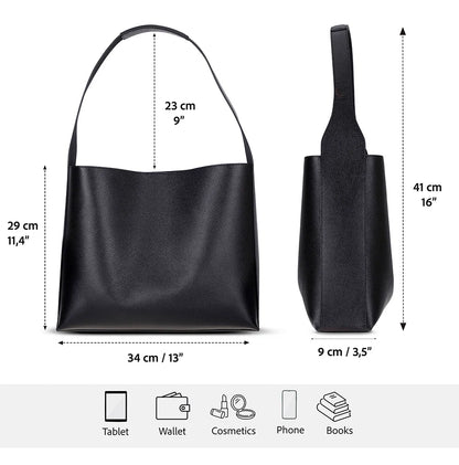 Stella Leather Tote Bag