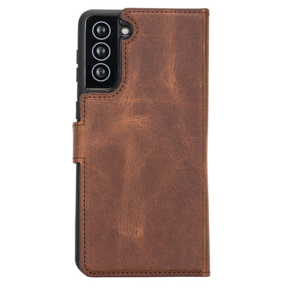 Santa Samsung Galaxy S21 Plus Detachable Leather Wallet Case