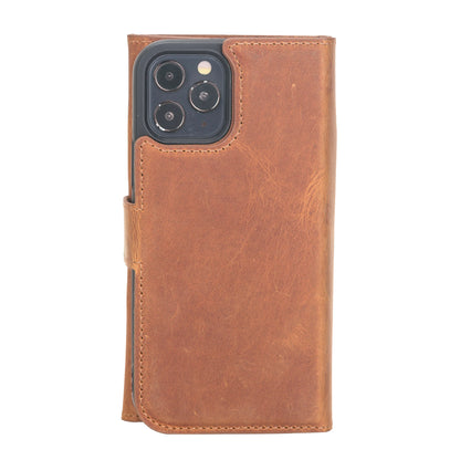 Santa iPhone 12 Pro Max Detachable Leather Wallet Case