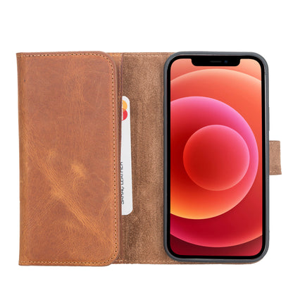 Santa iPhone 12 Pro Max Detachable Leather Wallet Case