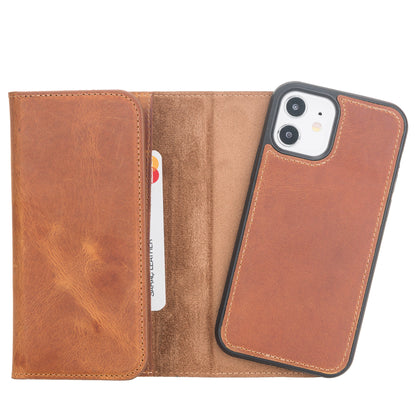 Santa iPhone 12 mini Detachable Leather Wallet Case