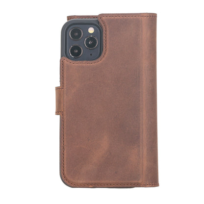 Santa iPhone 12 Pro Detachable Leather Wallet Case