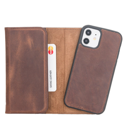 Santa iPhone 12 mini Detachable Leather Wallet Case