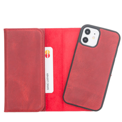 Santa iPhone 12 mini Detachable Leather Wallet Case