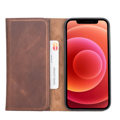 Santa iPhone 12 mini Detachable Leather Wallet Case