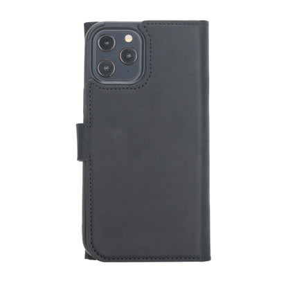 Santa iPhone 12 Pro Detachable Leather Wallet Case