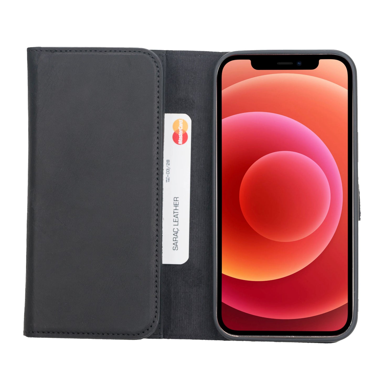 Santa iPhone 12 Pro Leather Detachable Wallet Case
