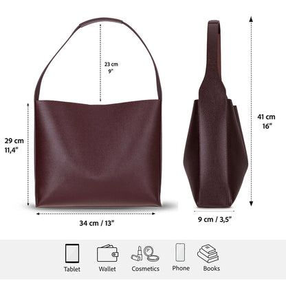 Stella Leather Tote Bag
