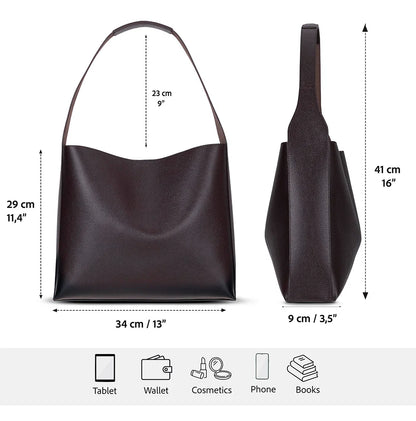 Stella Leather Tote Bag