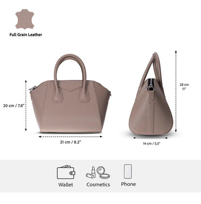 Lorenza Medium Leather Shoulder Bag
