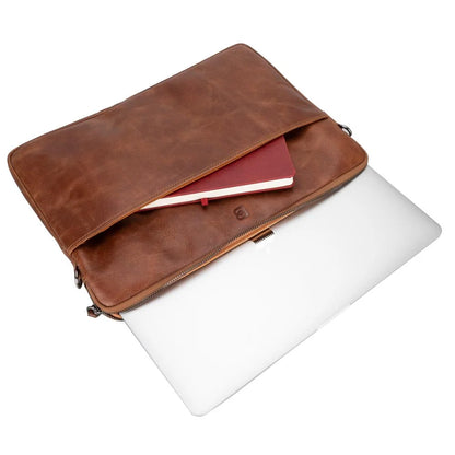 Hamilton Slim Leather Laptop Bag – 14 & 16 Inch