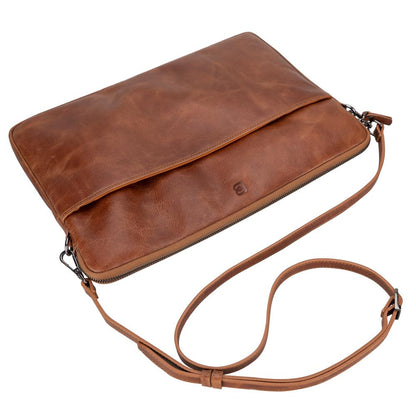 Hamilton Slim Leather Laptop Bag – 14 & 16 Inch