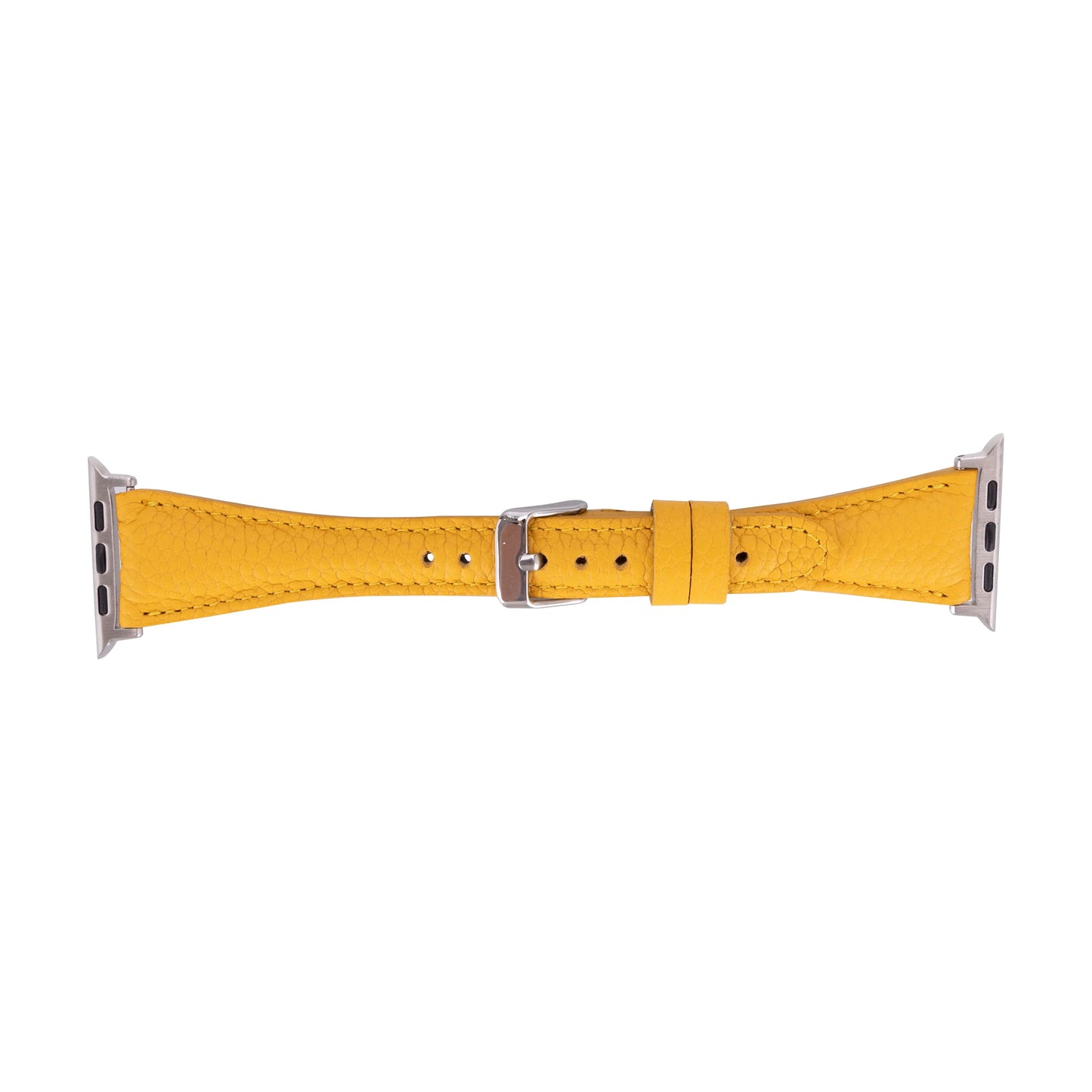 Leather Apple Watch Bands - Clasic Slim Style BRN7