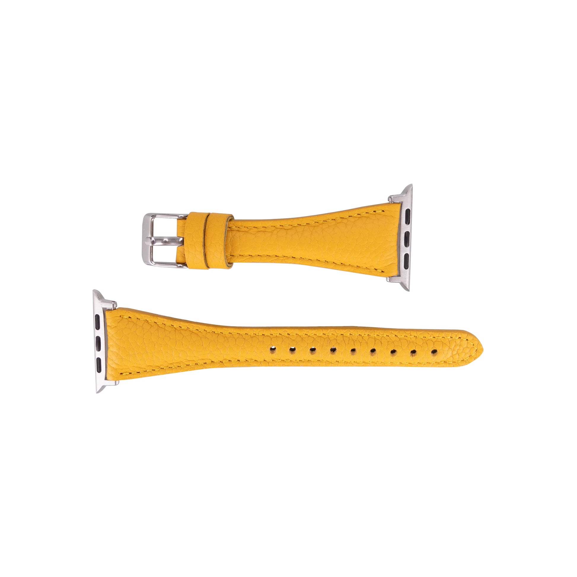 Leather Apple Watch Bands - Clasic Slim Style BRN7