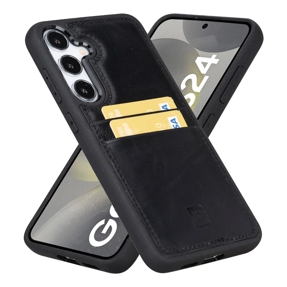 Bouletta Samsung Galaxy S24 Series Leather Case with Card Holder - FXCP