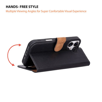 Magic iPhone 17 Detachable Leather Wallet Case – Expanded Palette
