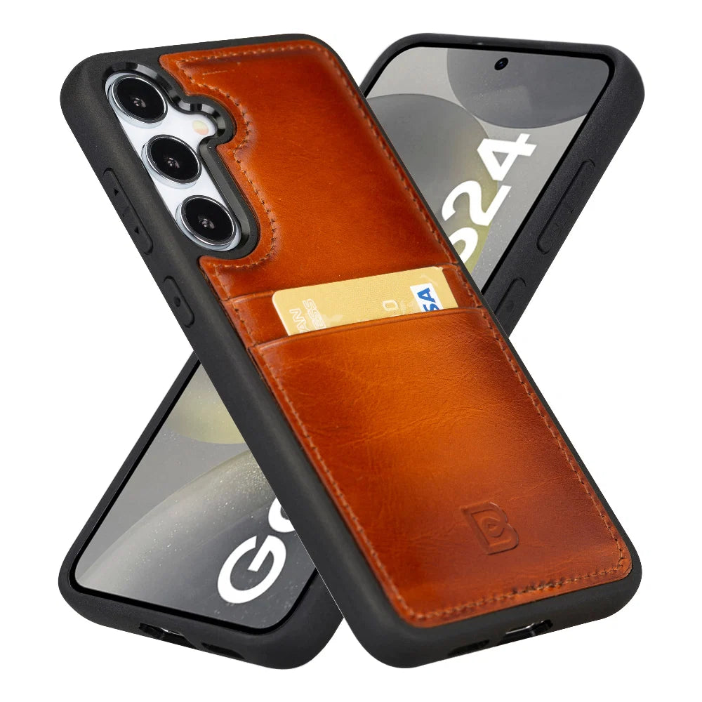 Bouletta Samsung Galaxy S24 Series Leather Case with Card Holder - FXCP