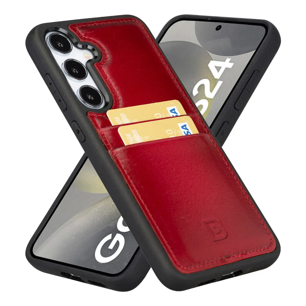 Bouletta Samsung Galaxy S24 Series Leather Case with Card Holder - FXCP