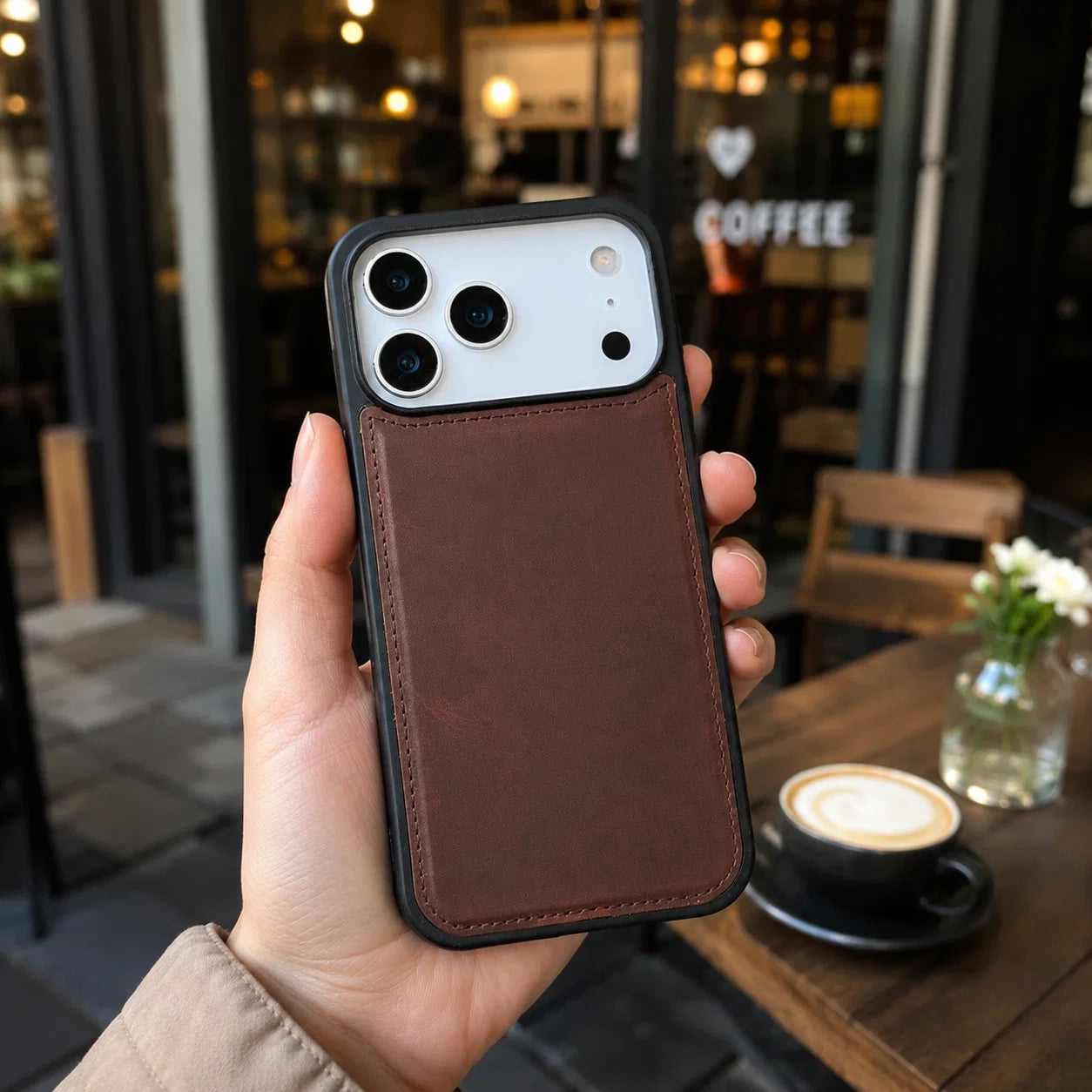 Flex Cover iPhone 17 Pro Max Leather Case