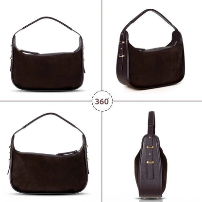 Dolcezza Suede Leather Shoulder Bag