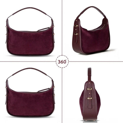 Dolcezza Suede Leather Shoulder Bag