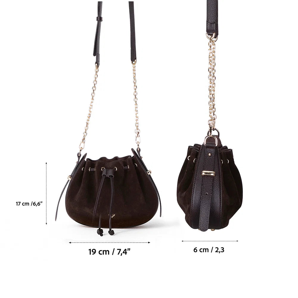 Valentina Women's Suede Leather Bag