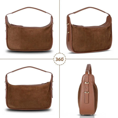 Dolcezza Suede Leather Shoulder Bag