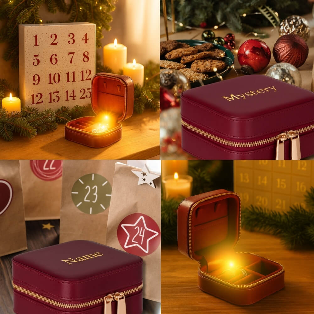 Mystery Box, Luxurious Advent Surprise, 24 surprise pieces of 925 Sterling Silver jewelry