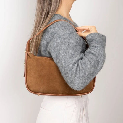Dolcezza Suede Leather Shoulder Bag