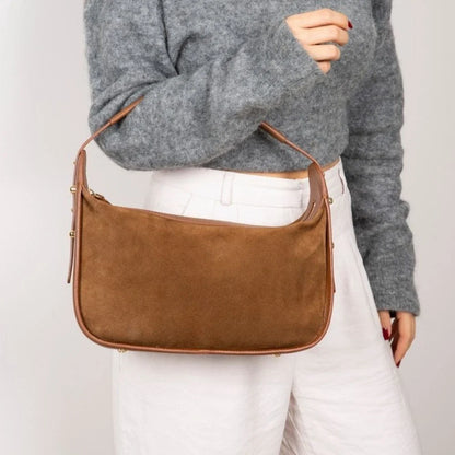 Dolcezza Suede Leather Shoulder Bag