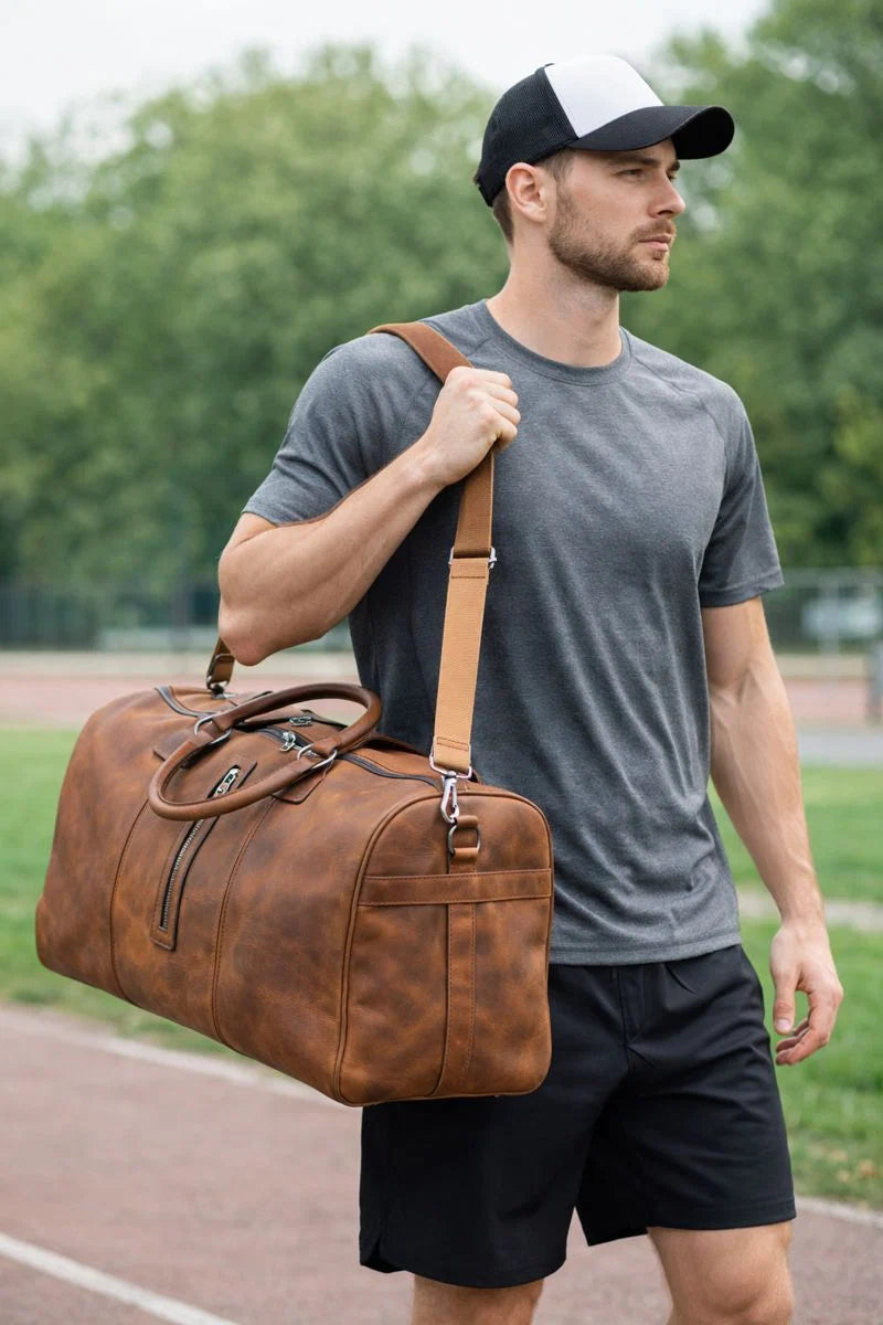 Dolly Leather Weekend Duffle Bag