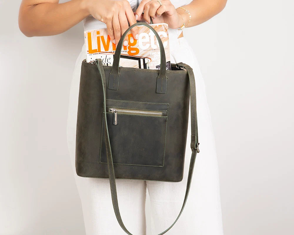 Valliro Leather Tote Bag
