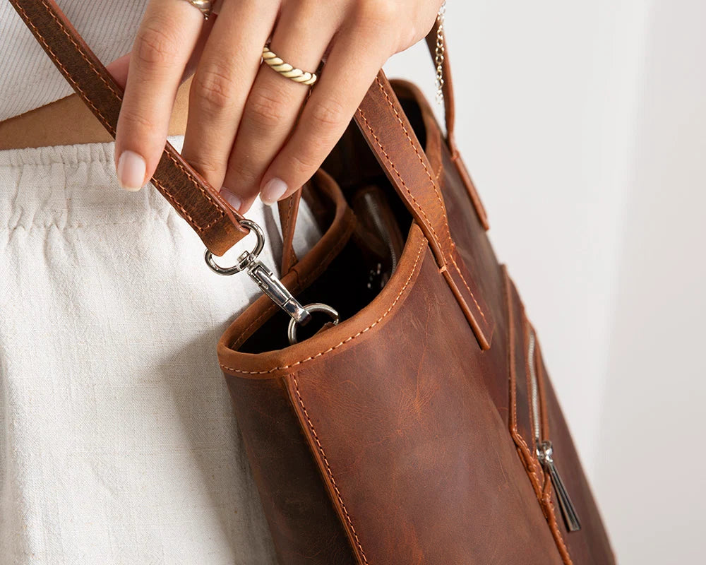 Valliro Leather Tote Bag