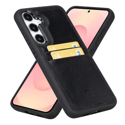 Flex Cover Samsung Galaxy S25 Plus Leather Card Holder Case