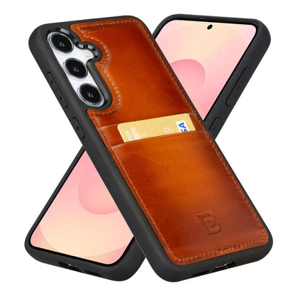 Flex Cover Samsung Galaxy S25 Plus Leather Card Holder Case