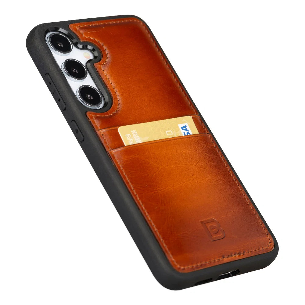 Bouletta Samsung Galaxy S24 Series Leather Case with Card Holder - FXCP