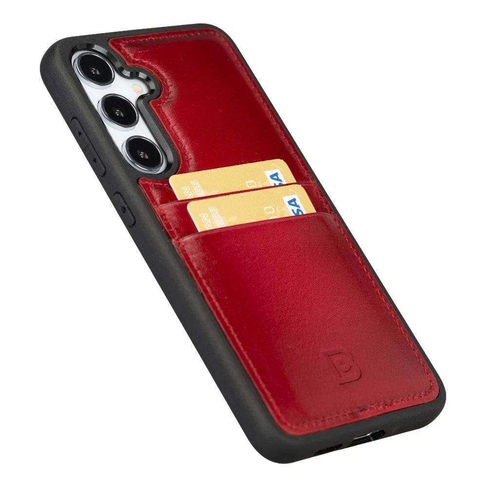 Bouletta Samsung Galaxy S24 Series Leather Case with Card Holder - FXCP