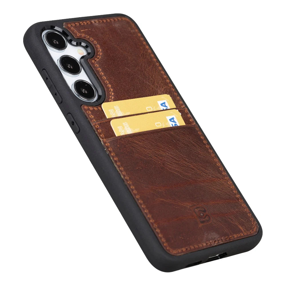 Bouletta Samsung Galaxy S24 Series Leather Case with Card Holder - FXCP
