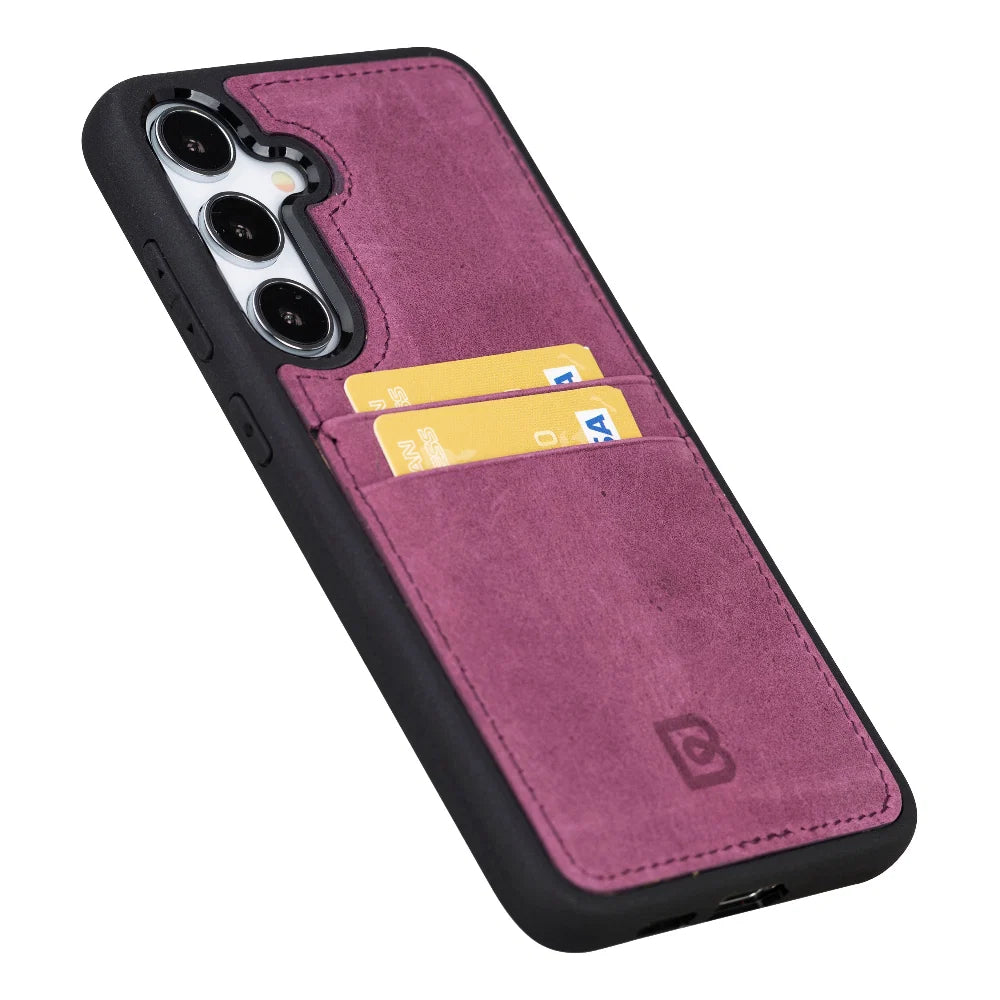 Bouletta Samsung Galaxy S24 Series Leather Case with Card Holder - FXCP
