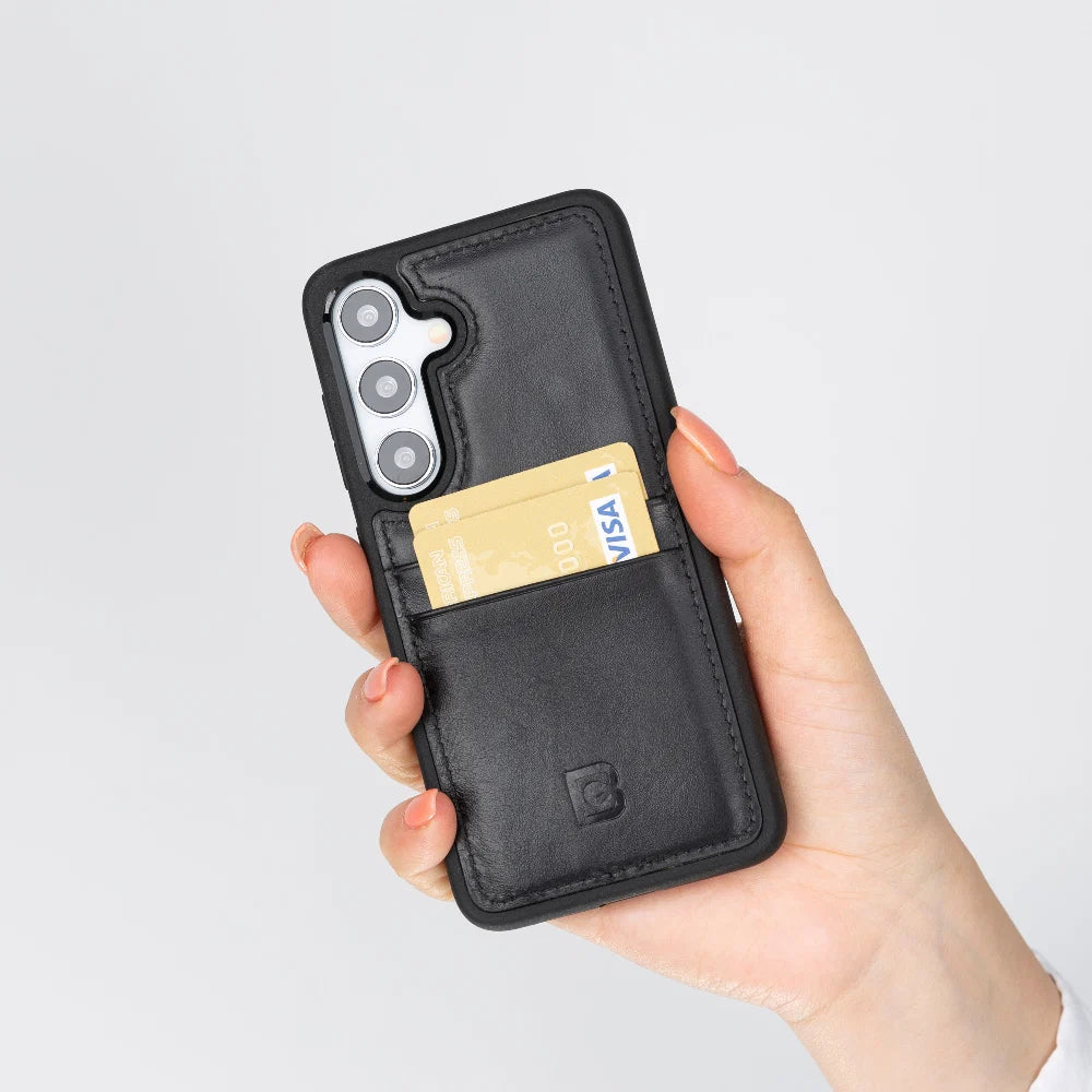 Bouletta Samsung Galaxy S24 Series Leather Case with Card Holder - FXCP