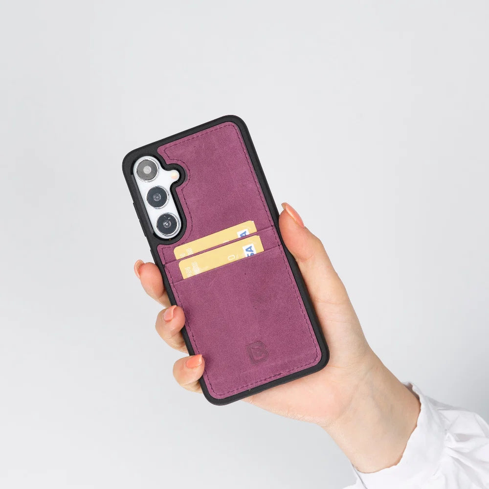 Bouletta Samsung Galaxy S24 Series Leather Case with Card Holder - FXCP