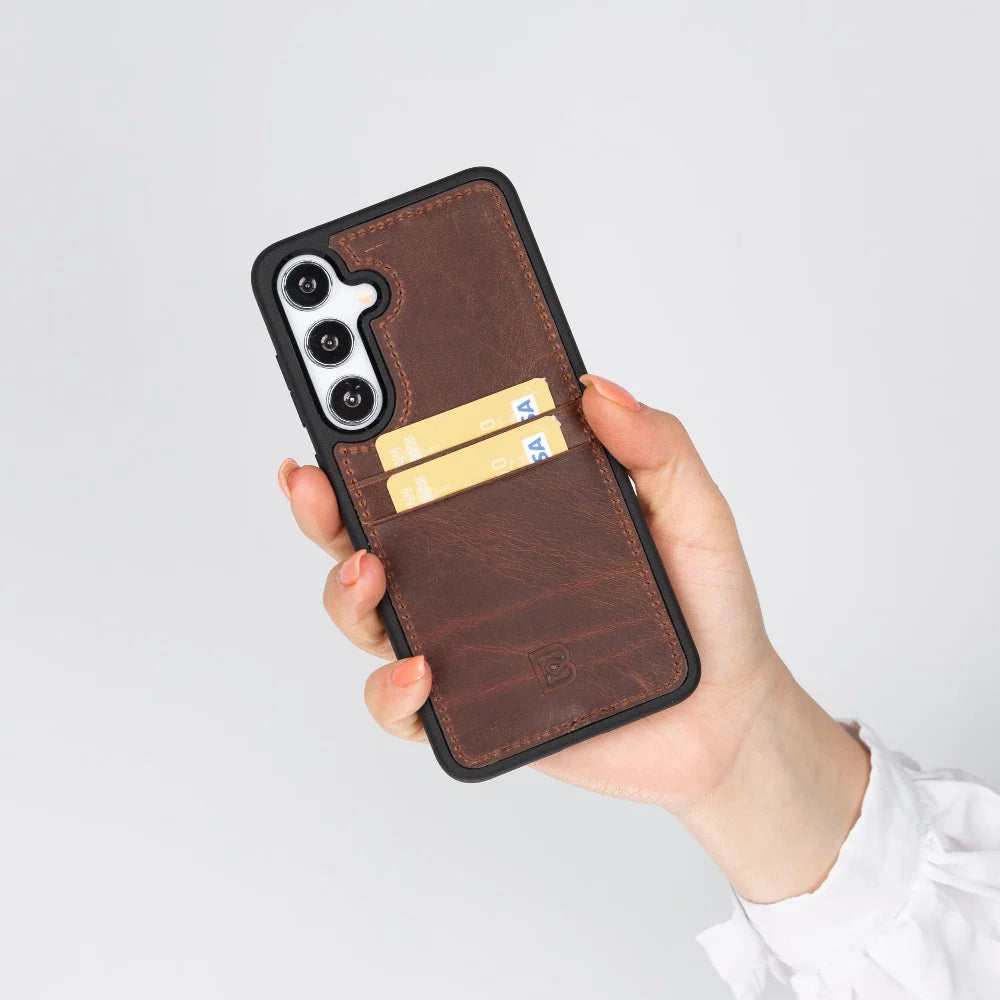 Bouletta Samsung Galaxy S24 Series Leather Case with Card Holder - FXCP