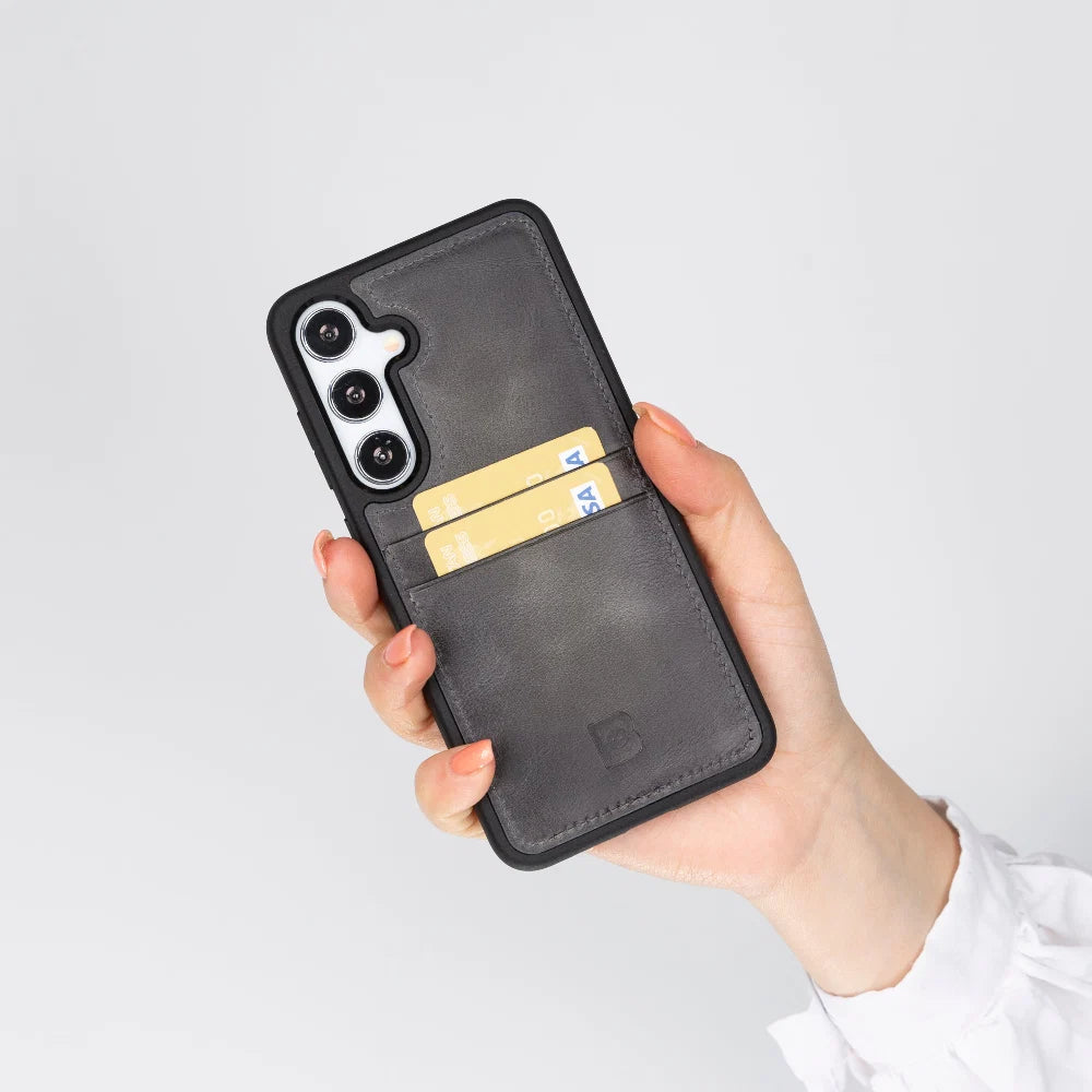 Bouletta Samsung Galaxy S24 Series Leather Case with Card Holder - FXCP